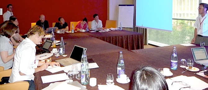 Scene of the closed session